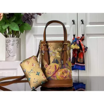 LV M81724 Louis Vuitton Nano Bucket Bag Zlatá