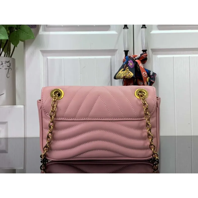 LV M20687 Louis Vuitton New Wave Multi Pochette Kůže M20838 Růžová