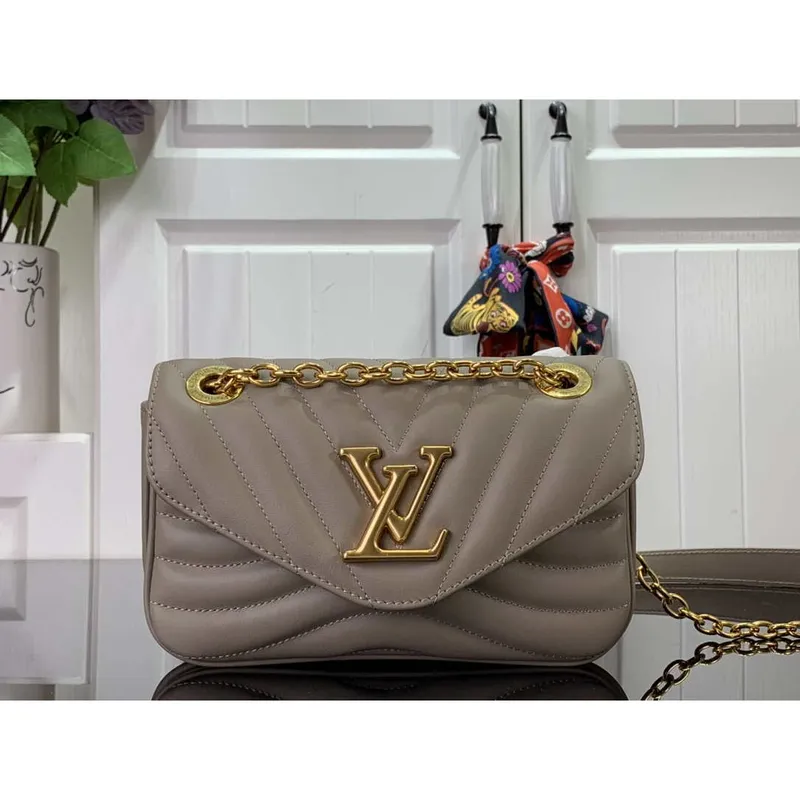 LV M20687 Louis Vuitton New Wave Multi Pochette Kůže M20838 Šedá