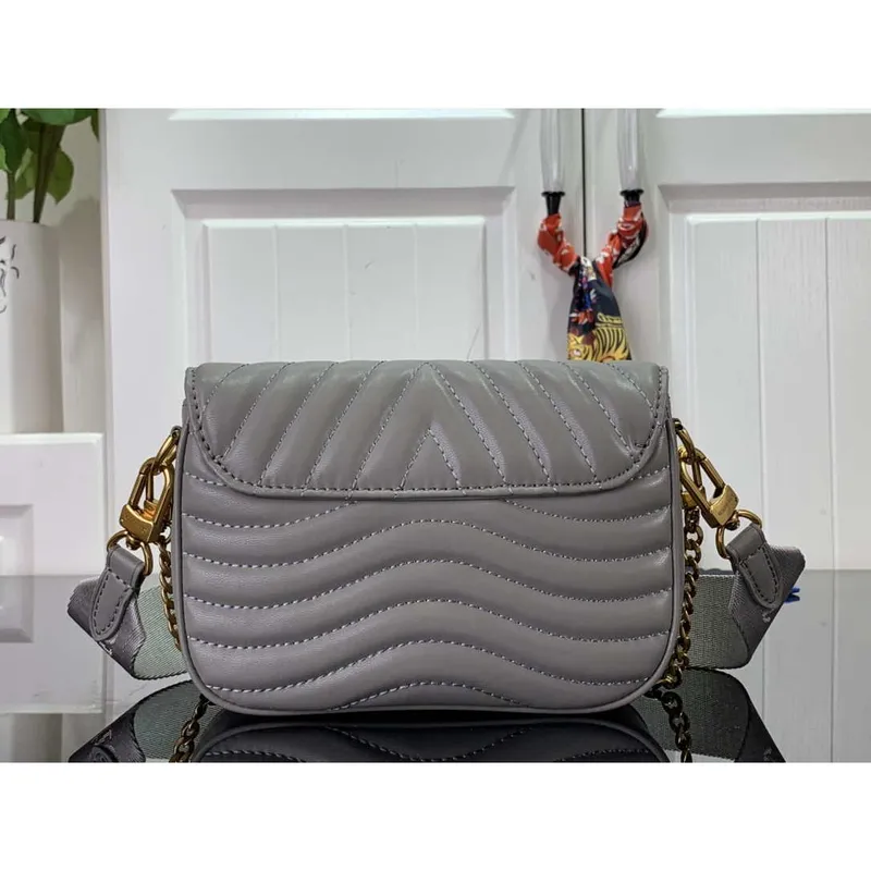 LV M56467 Louis Vuitton New Wave Multi Pochette Kůže M56466 Šedá