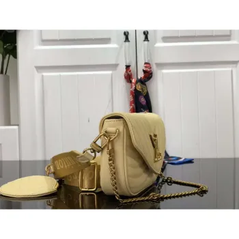 LV M56466 Louis Vuitton New Wave Multi Pochette Kůže M56467 Světle žlutá