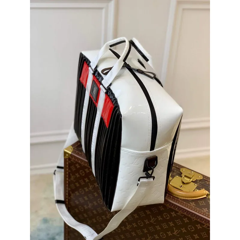 LV M58755 Louis Vuitton Neo Porte Documents Voyage Černá bílá