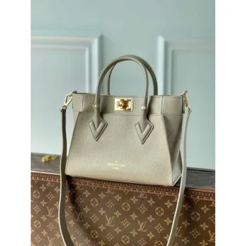 LV M57729 Louis Vuitton Taška On My Side PM Béžová