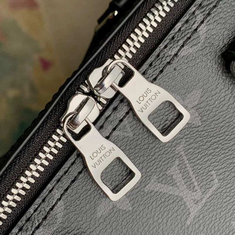 LV M46271 Louis Vuitton Keepall Bandouliere 25 Taška Černá