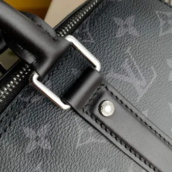 LV M46271 Louis Vuitton Keepall Bandouliere 25 Taška Černá