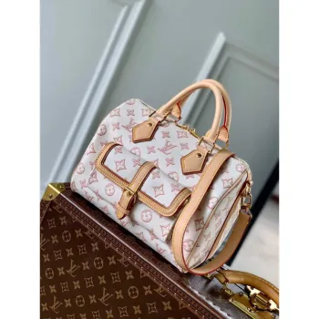 LV M20852 Louis Vuitton Speedy Bandouliere 25 Kabelka Bílá