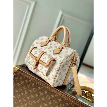 LV M20852 Louis Vuitton Speedy Bandouliere 25 Kabelka Bílá