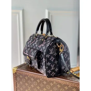 LV M20852 Louis Vuitton Speedy Bandouliere 25 Kabelka Černá