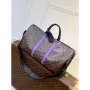 LV M46259 Louis Vuitton Keepall Bandouliere 50 Taška Fialová