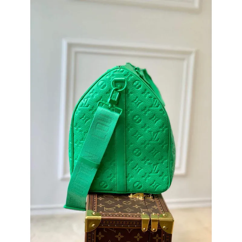 LV M20963 Louis Vuitton Keepall Bandouliere 50 Taška Mintová Zelená