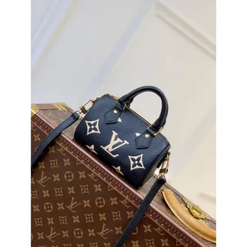 LV M81457 Louis Vuitton Nano Speedy Taška Černá