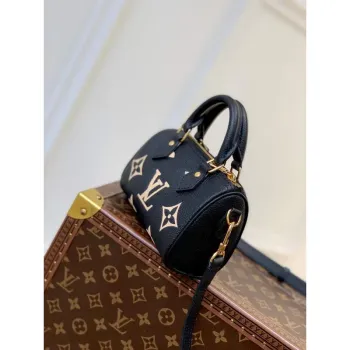 LV M81457 Louis Vuitton Nano Speedy Taška Černá