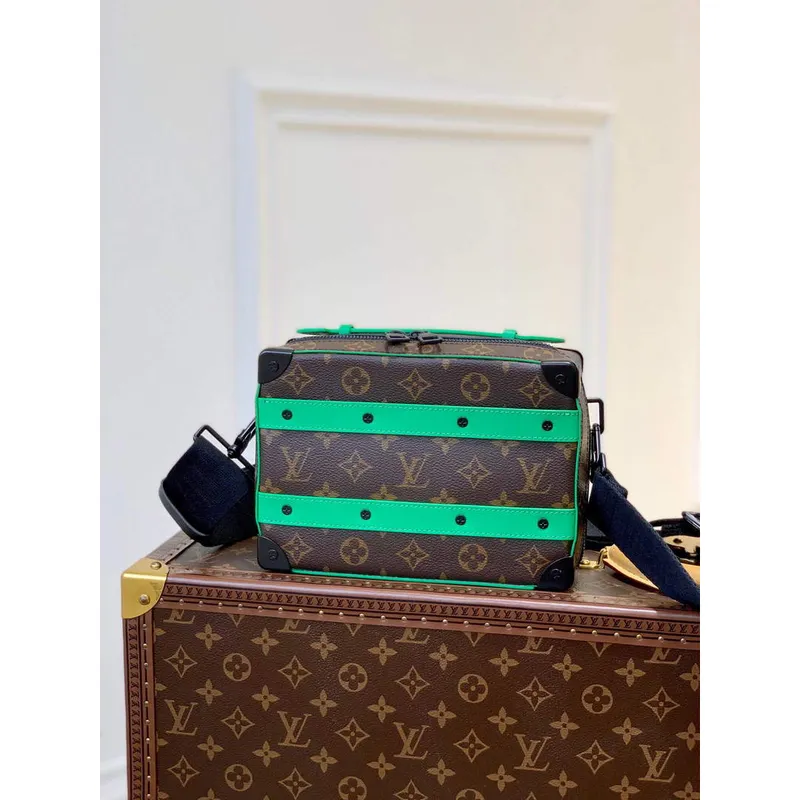 LV M46264 Louis Vuitton Taška Soft Trunk s rukojetí Zelená