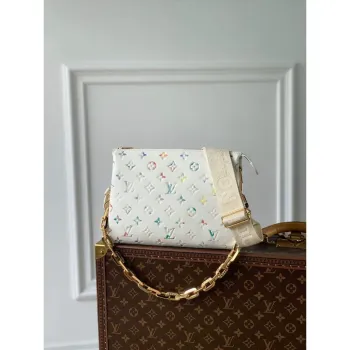 LV M21209 Louis Vuitton Coussin PM Kabelka Bílá