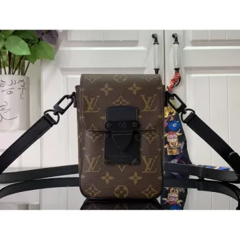 LV M81522 Louis Vuitton S Lock Vertikální Nositelná Peněženka Monogram