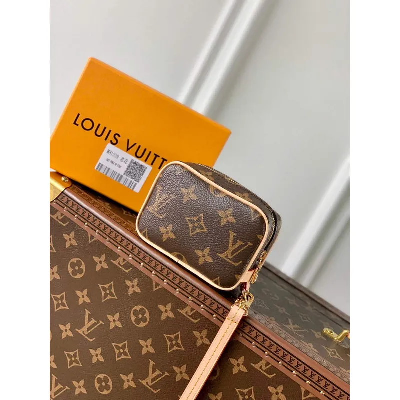 LV M81339 Louis Vuitton Wapity Case Taška Hnědá