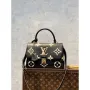 LV M45978 Louis Vuitton Madeleine MM Bicolor Monogram Empreinte Kůže Černá