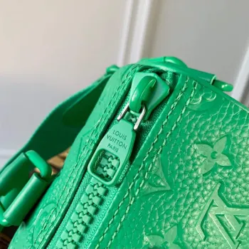 LV M20929 Louis Vuitton Keepall Bandouliere 25 Taška Mátově Zelená