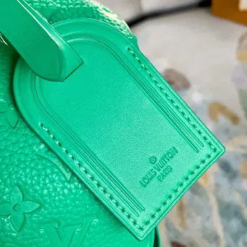 LV M20929 Louis Vuitton Keepall Bandouliere 25 Taška Mátově Zelená