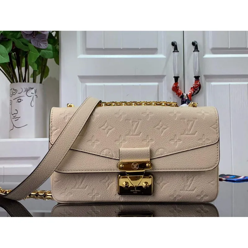 LV M46126 Louis Vuitton Marceau Taška Béžová