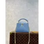 LV M59709 Louis Vuitton Capucines Mini Taška Modrá