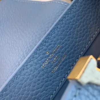 LV M59709 Louis Vuitton Capucines Mini Taška Modrá