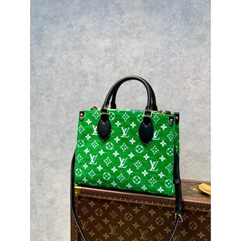 LV M46216 Louis Vuitton Onthego PM Tote Bag Zelená