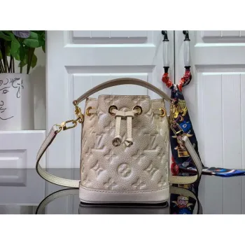 LV M81463 Louis Vuitton NANO NOé Kabela na víno Světle béžová