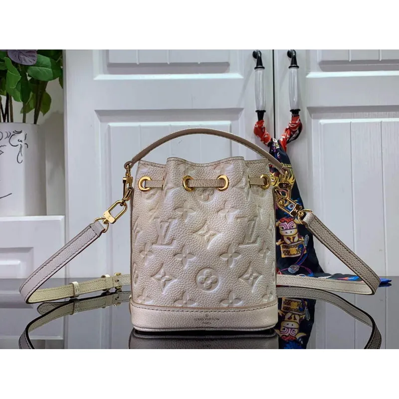 LV M81463 Louis Vuitton NANO NOé Kabela na víno Světle béžová