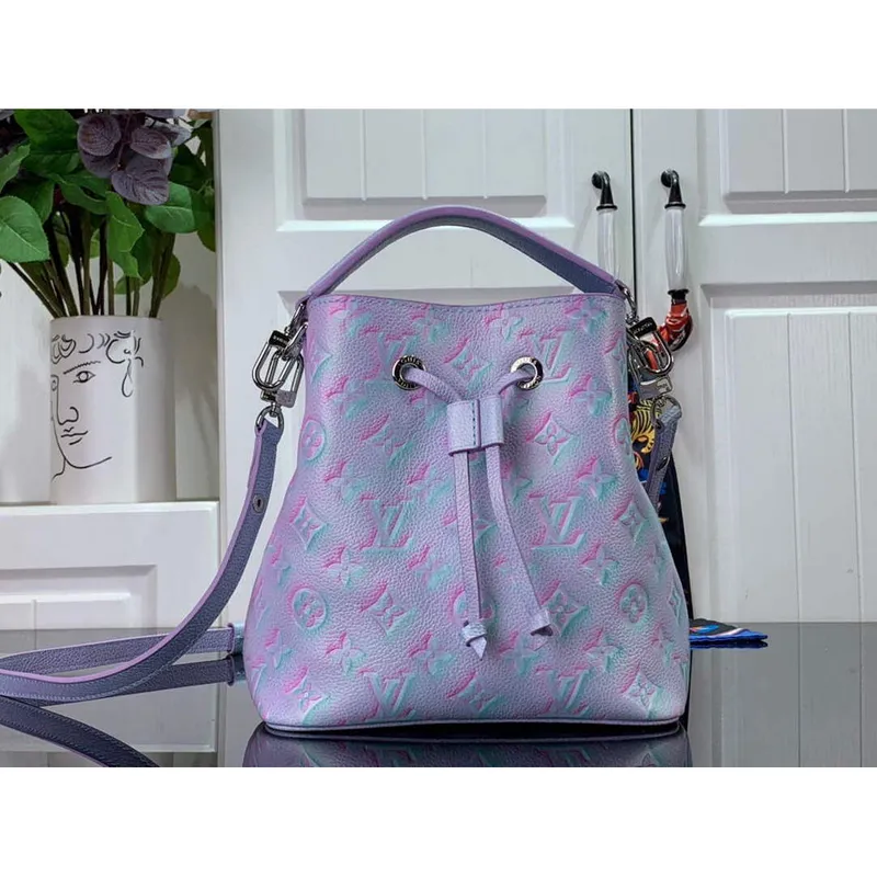 LV M46173 Louis Vuitton NéONOé BB Kabela Lilas Purple