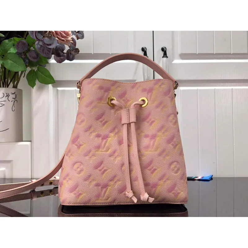 LV M46174 Louis Vuitton NéONOé BB Kabela Růžová