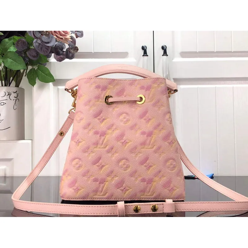 LV M46174 Louis Vuitton NéONOé BB Kabela Růžová