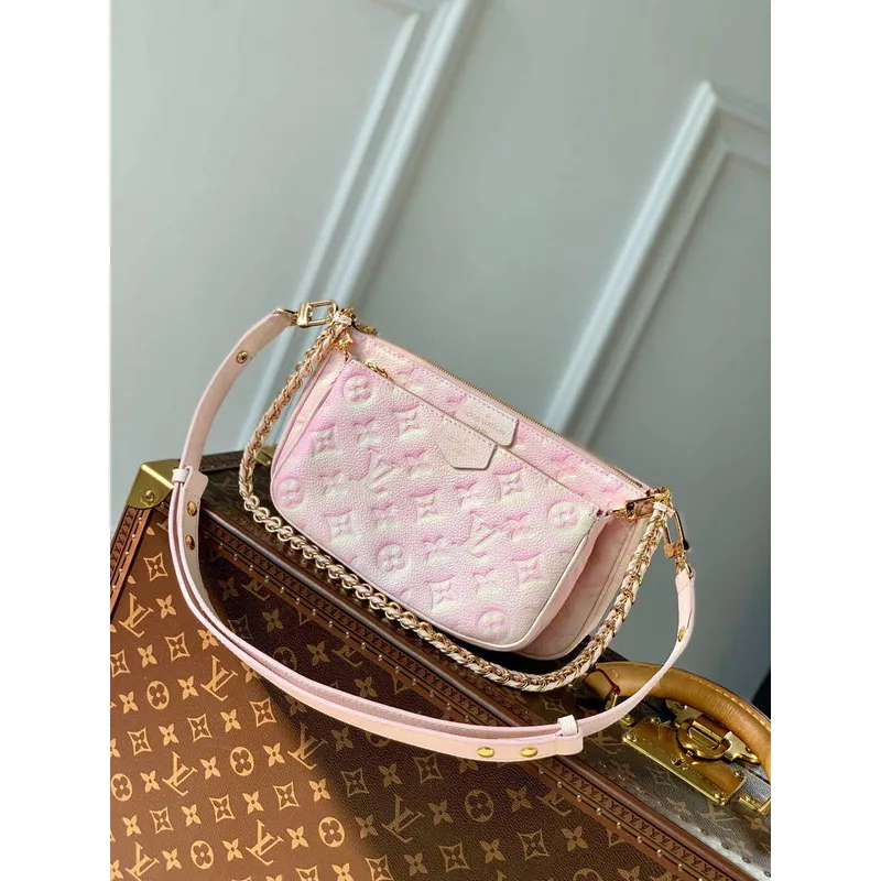 LV M46093 Louis Vuitton Multi Pochette Accessoires Růžová