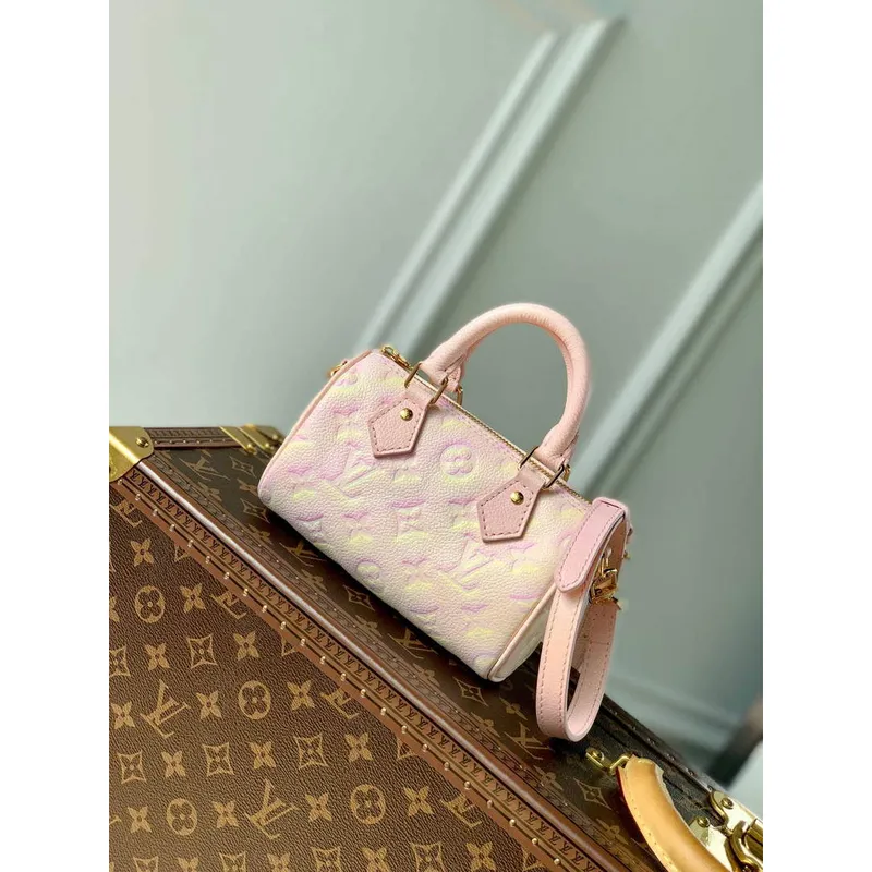 LV M81508 Louis Vuitton Nano Speedy Taška Růžová