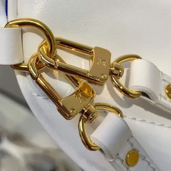 LV M46207 Louis Vuitton palm springs mini taška modrá