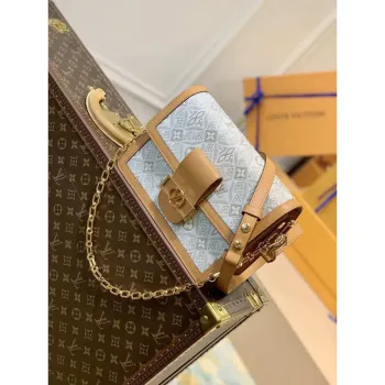 LV M59480 Louis Vuitton Dauphine Mini Taška Monogram Bílá