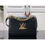 LV M59402 Louis Vuitton Twist MM Epi zrnitá kůže černá