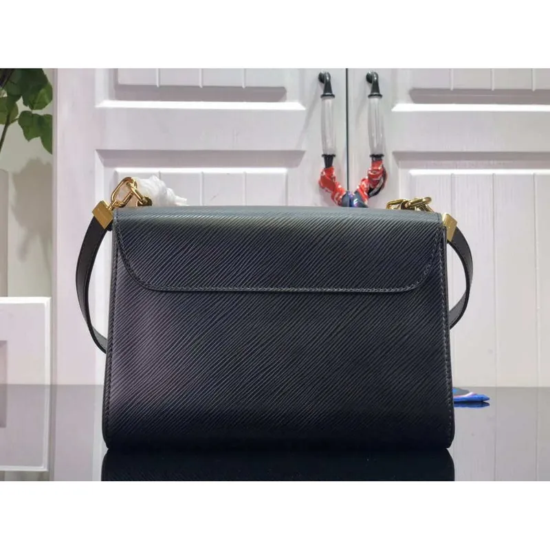 LV M59402 Louis Vuitton Twist MM Epi zrnitá kůže černá