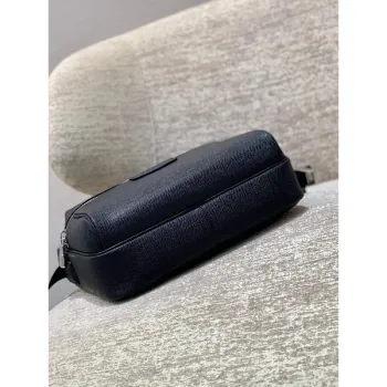 LV M33435 Louis Vuitton Outdoor Messenger PM Taška Černá