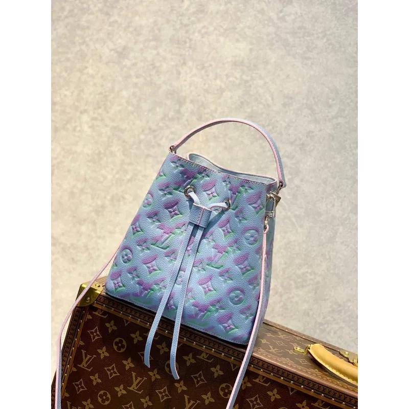 LV M46174 Louis Vuitton NéONOé BB Kabela Blue