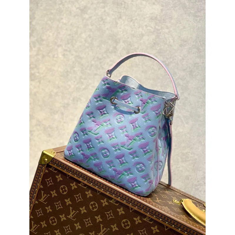 LV M46174 Louis Vuitton NéONOé BB Kabela Blue