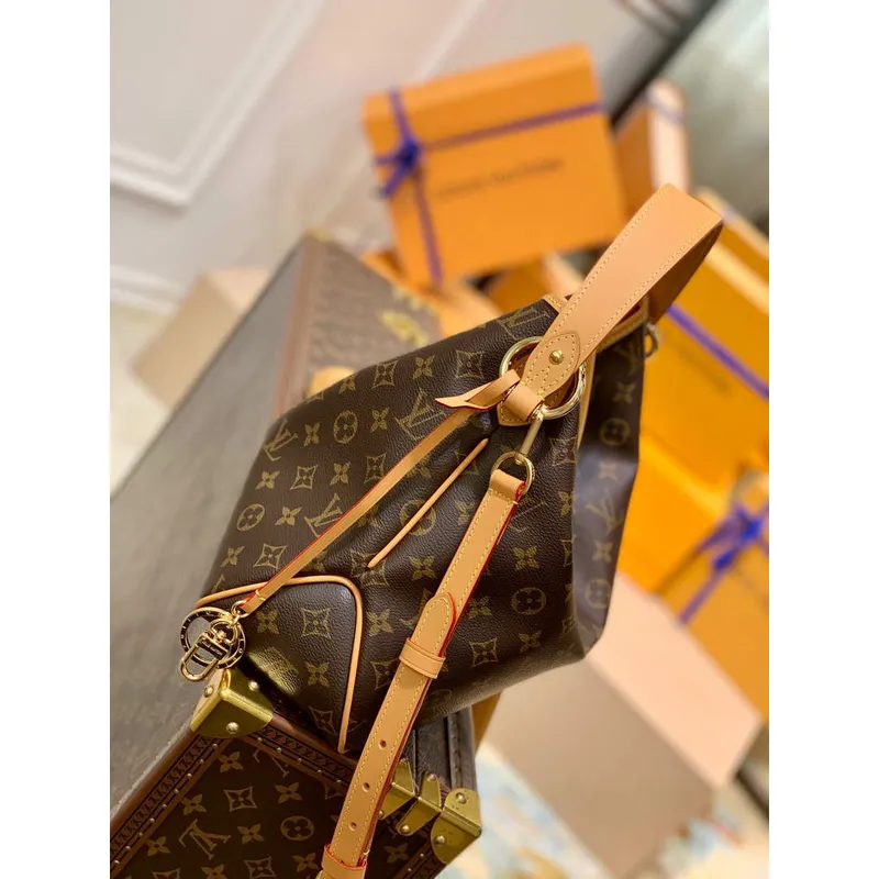 LV M50155 LouisVuitton Delightful PM Monogram Švestka