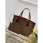 Louis Vuitton LV N41359 Neverfull PM Damier Ebene potažená plátno