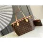 Louis Vuitton LV M41245 Neverfull PM Monogram Canvas Švestka