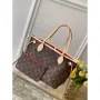 Louis Vuitton LV M41001 Neverfull PM Monogram Canvas Červená