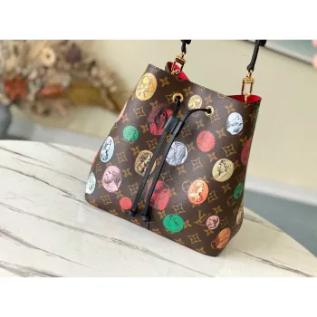 LV M45956 Louis Vuitton NéONOé MM Taška Monogram Cameo tištěná plátno