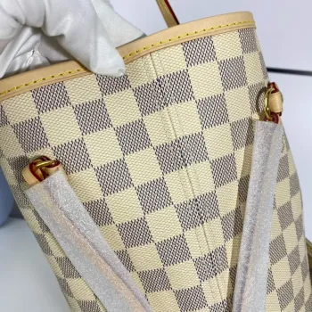 Louis Vuitton LV N41361 Neverfull MM Damier Azur Béžová