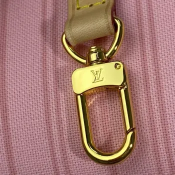 Louis Vuitton LV N41361 Neverfull MM Damier Azur Rose Ballerine Růžová