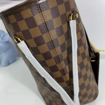 Louis Vuitton LV N41603 Neverfull MM Damier Ebene Rose Ballerine Růžová