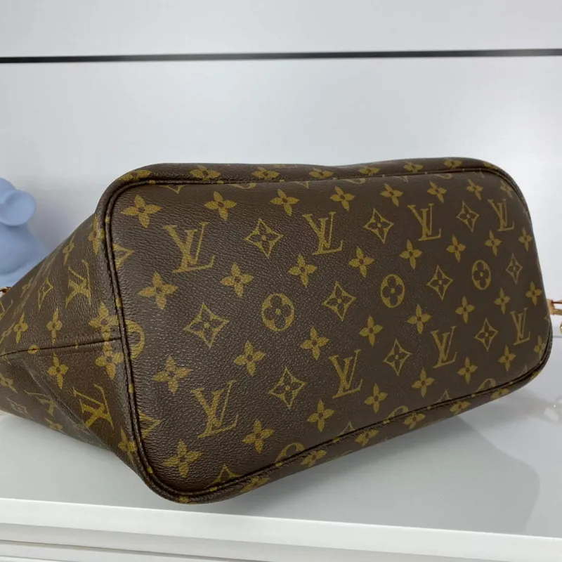 Louis Vuitton LV M50366 Neverfull MM Monogram Canvas Cerise Pink